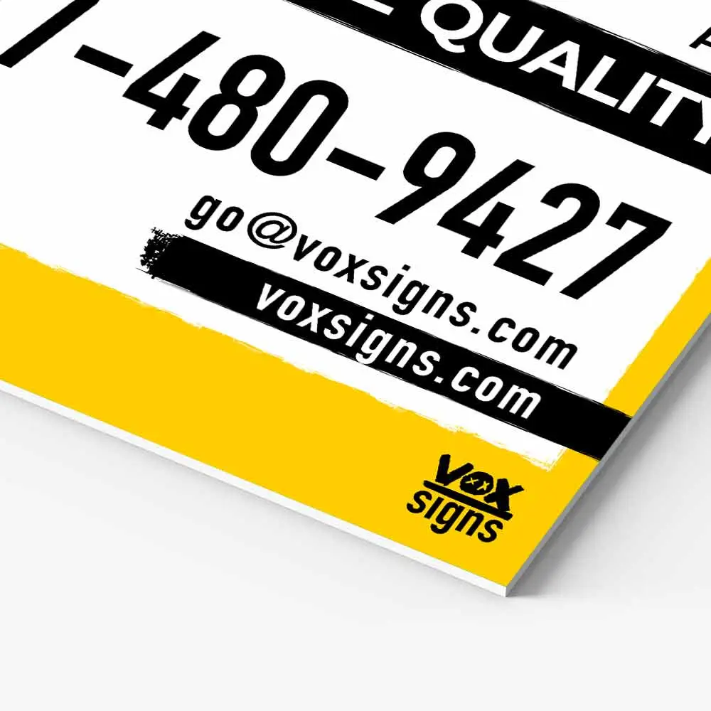 Real Contruction Signs Real Estate & Construction Signs - Vox Signs